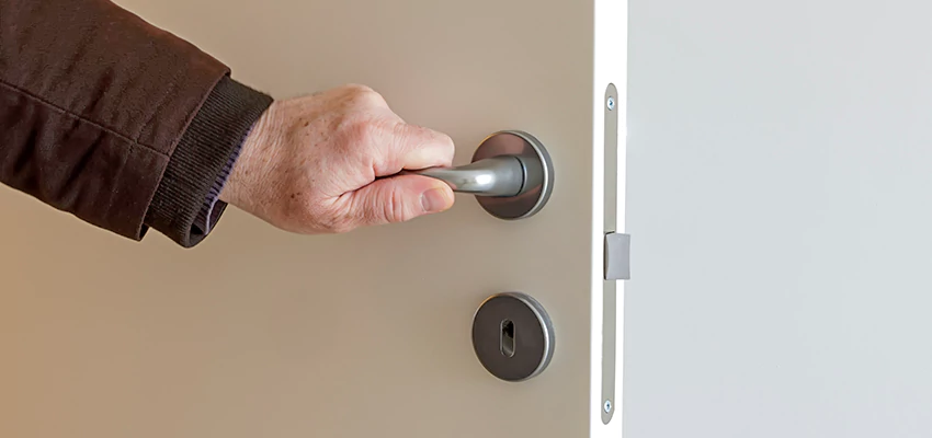 Restroom Locks Privacy Bolt Installation in Wilton, California
